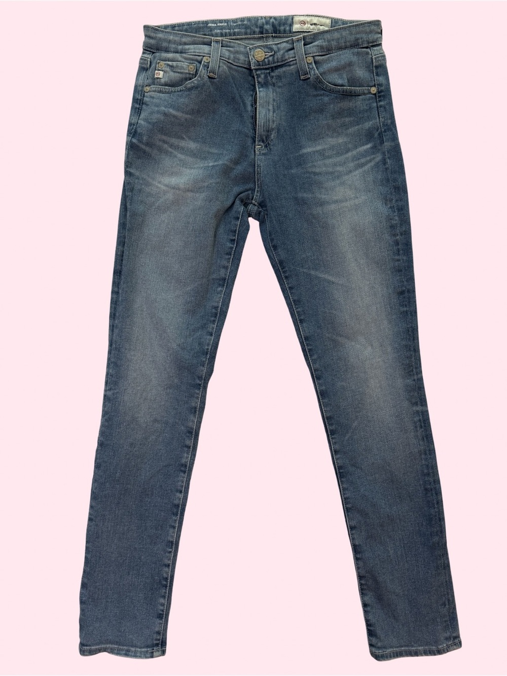 AG Adriano Goldschmied Skinny Jeans in Medium Blue Wash